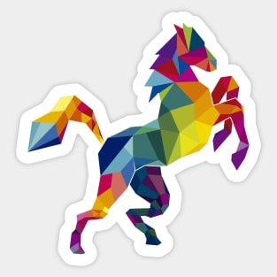 Horse Colorful Sticker